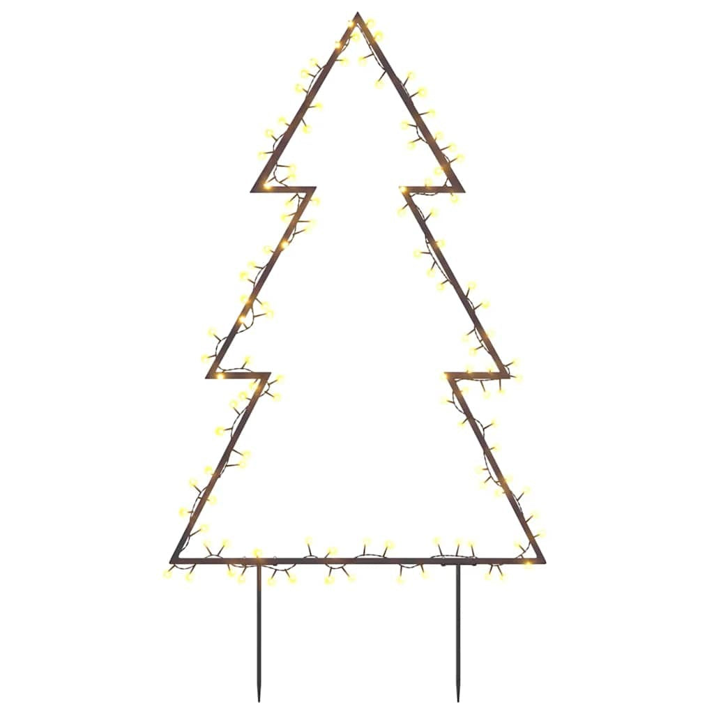 Weihnachtsbaum mit Erdspießen und 115 LEDs