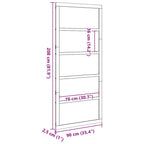 Scheunentür aus massivem Kiefernholz