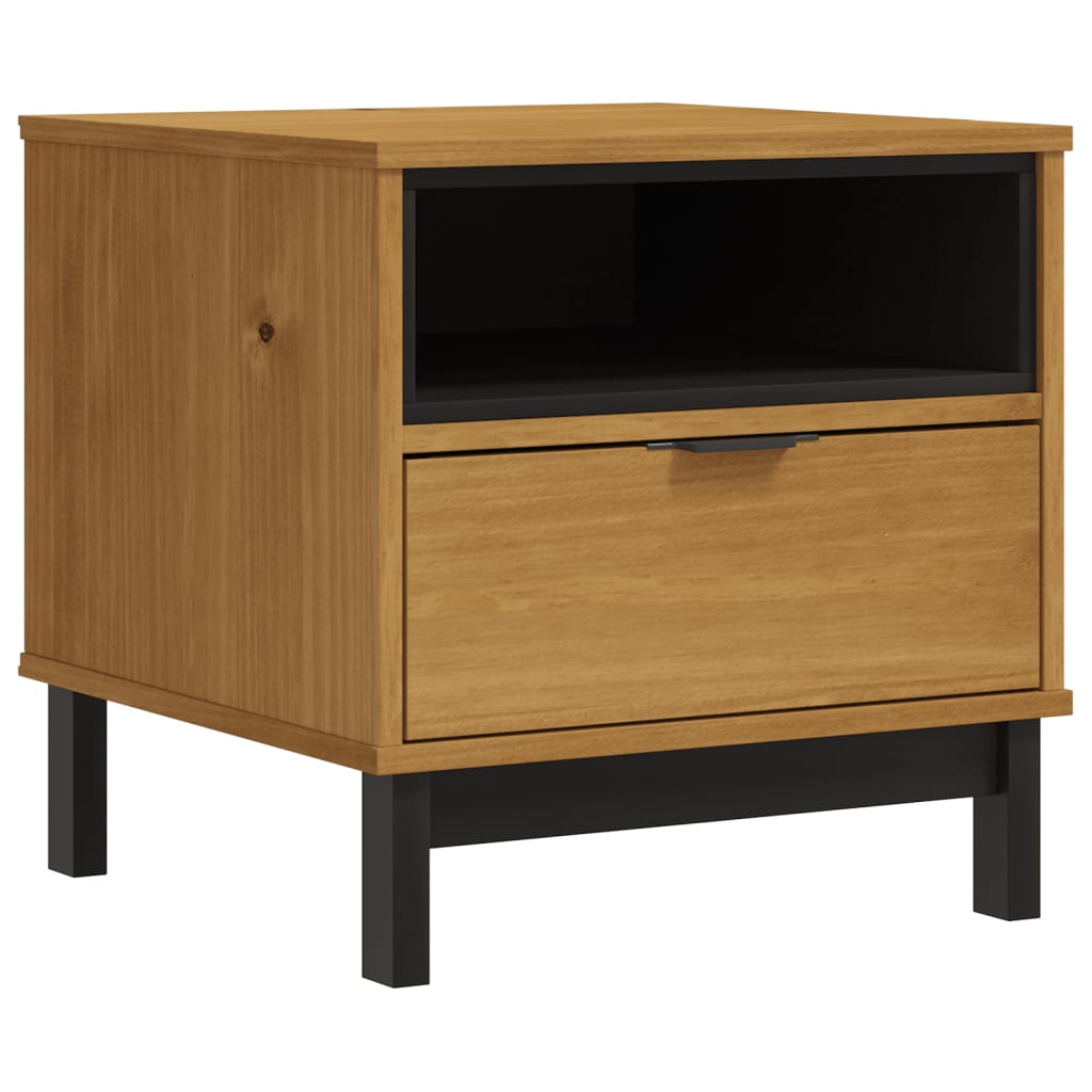 FLAM Beistelltisch 50x50x50 cm Massivholz Kiefer