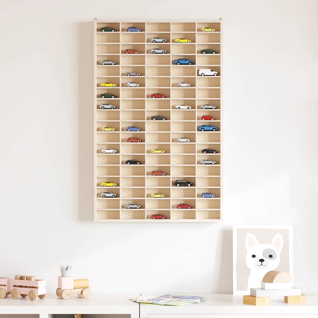 Sammelvitrine mit 90 Fächern