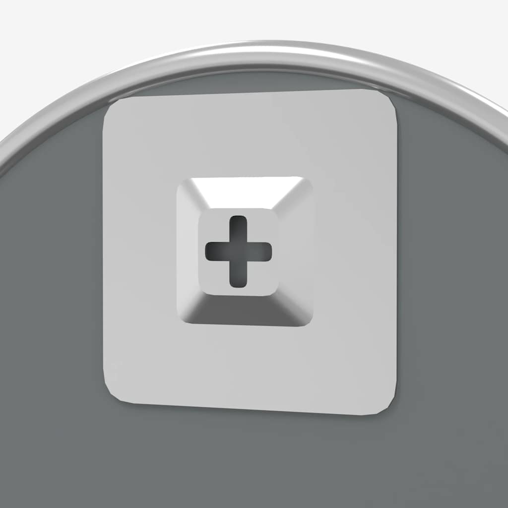 Wandspiegel Silber Ø 60 cm Rund