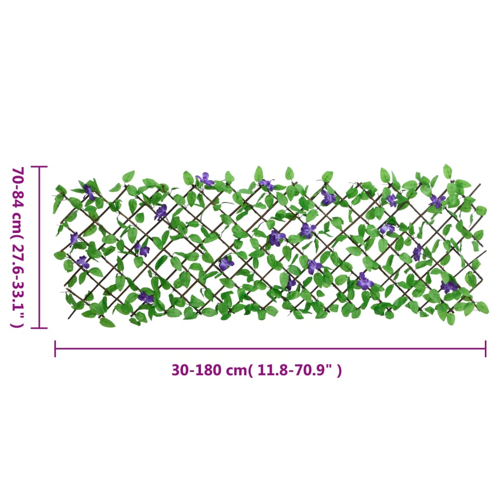 Rankgitter mit künstlichem Efeu, erweiterbar