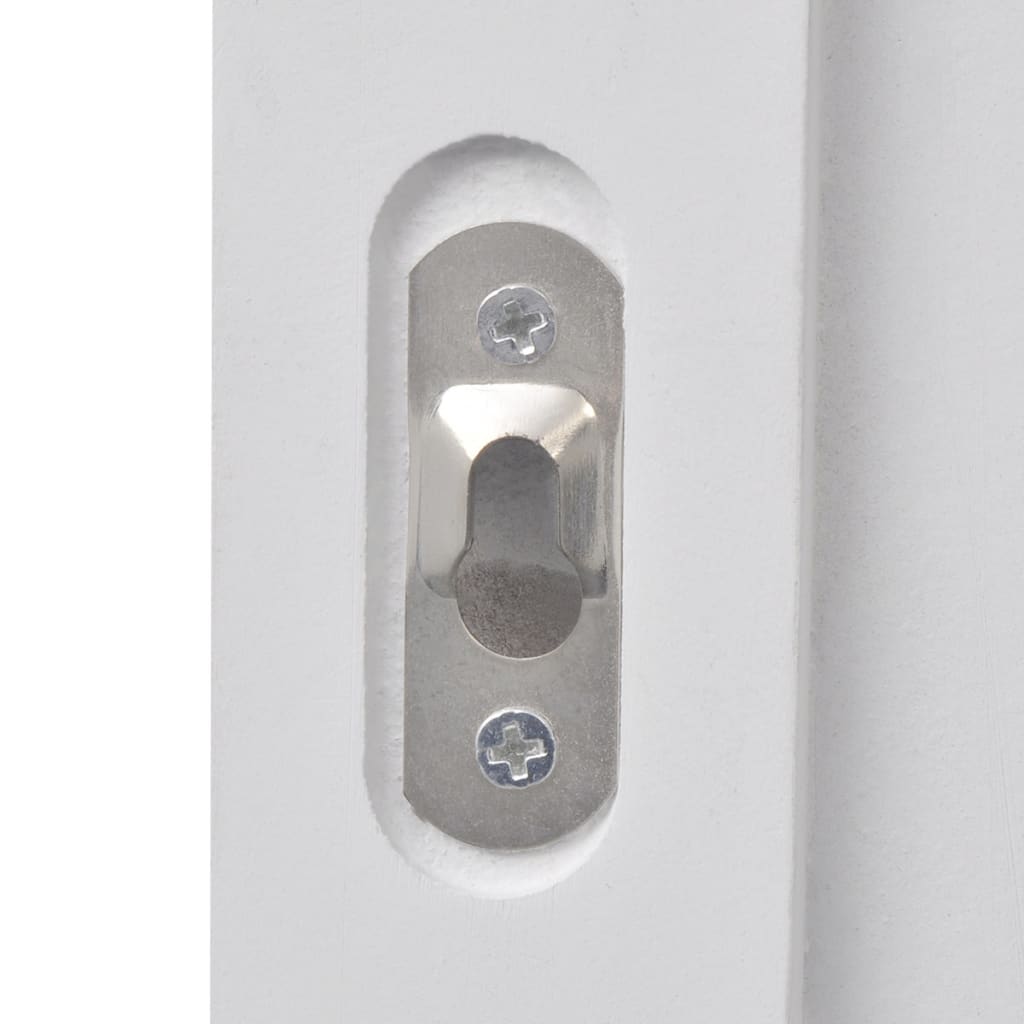 Kleiderschrank-Paneele, 2 Stück, Weiß