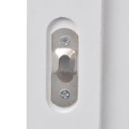 Kleiderschrank-Paneele, 2 Stück, Weiß