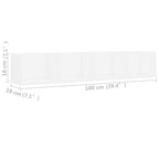 CD-Wandregal, Holzwerkstoff