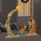 Krippe Warmweiß 149 x 32 x 127,5 cm Polyester