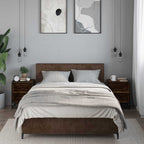 Nachttische, 2 Stück, geräucherte Eiche