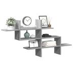 Wandregal 124,5 x 18 x 60,5 cm, Holzwerkstoff, Sonoma-Eiche