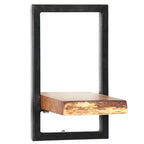 Wandregal-Set, 5-teilig, massives Akazienholz