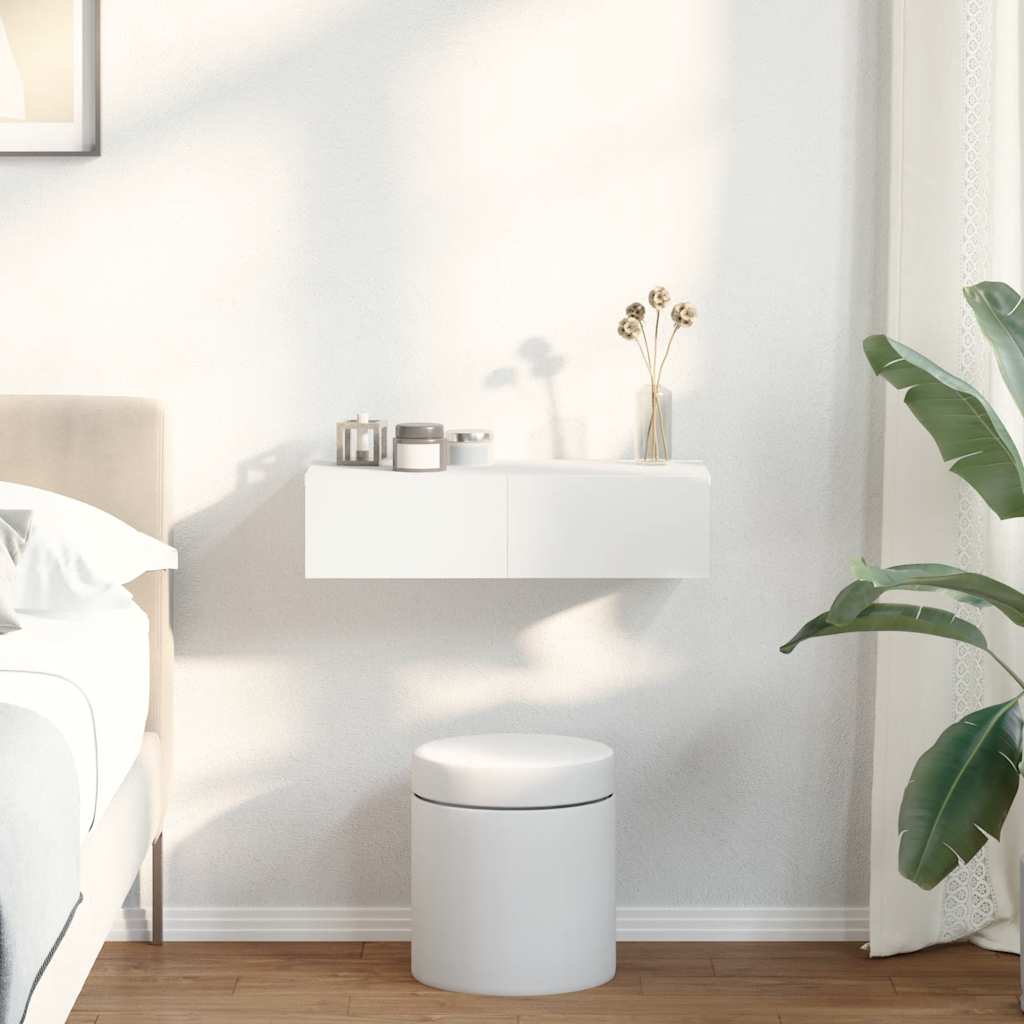 Wandregal mit Schubladen 60x26,Holzwerkstoff