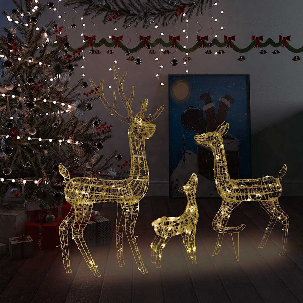 Cozy Home - LED Renntier Weihnachtsdekoration 300 LEDs warmes weiß