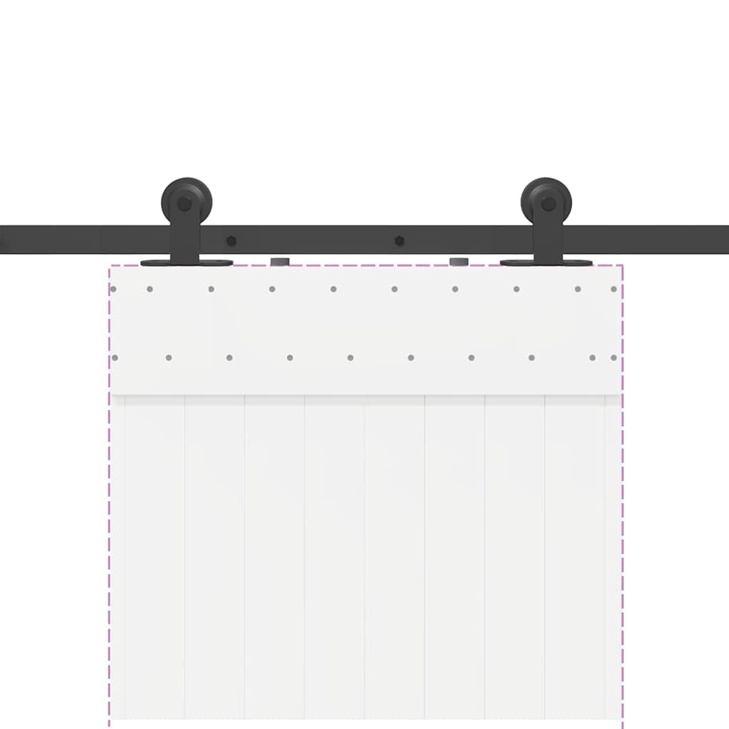 Schiebetürbeschlagset 213,5 cm