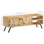 TV-Schrank 110x30x40 cm Massivholz, Mangoholz