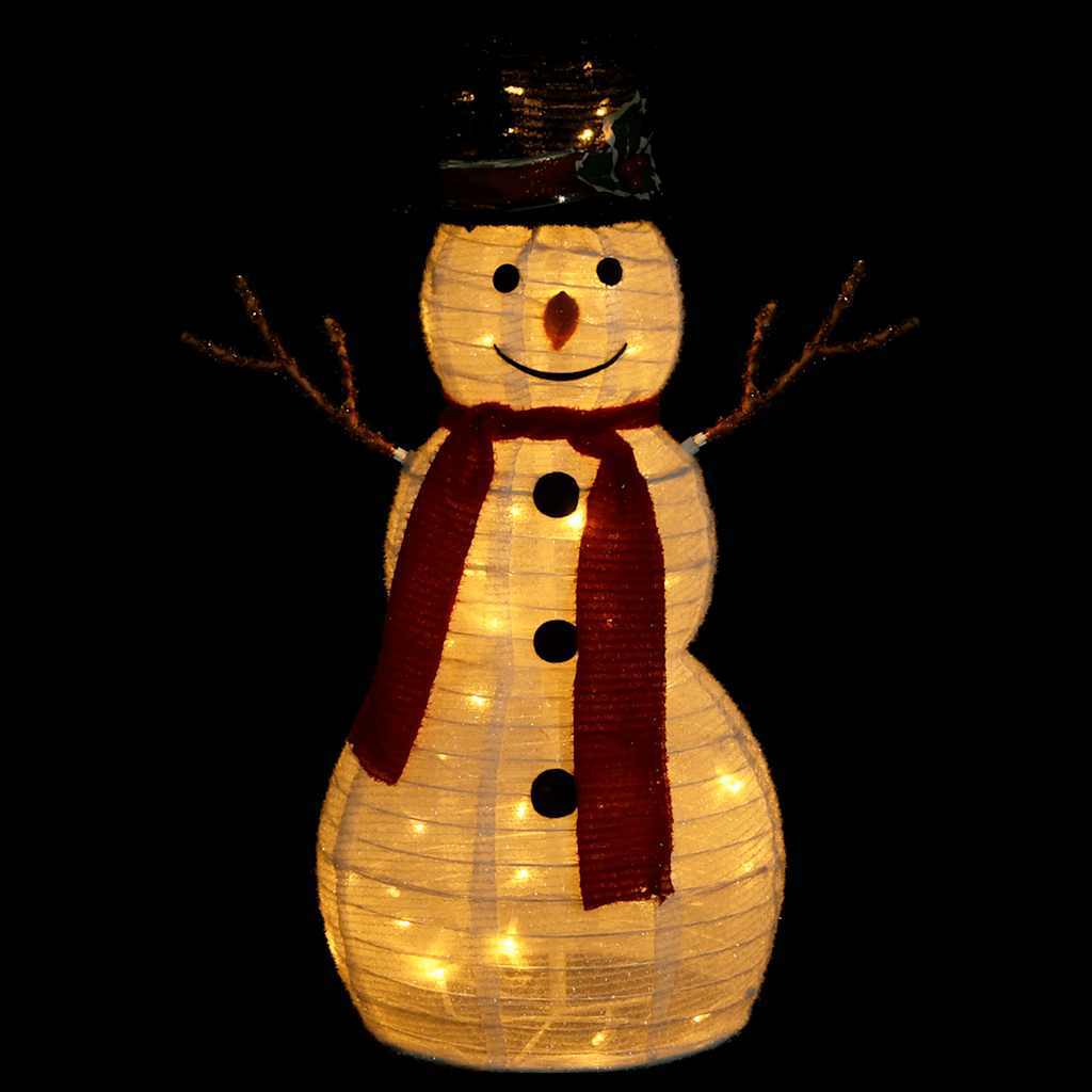 LED Schneemann Weihnachtsfigur - 60 cm   LED Schneemann