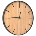 Wanduhr Braun Ø39 cm Eisen-Holz-Verbundwerkstoff