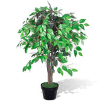 Künstlicher Ficus mit Topf, 90 cm