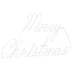 Weihnachtsschild mit 216 LEDs, 99 x 55 x 13 cm, Eisen