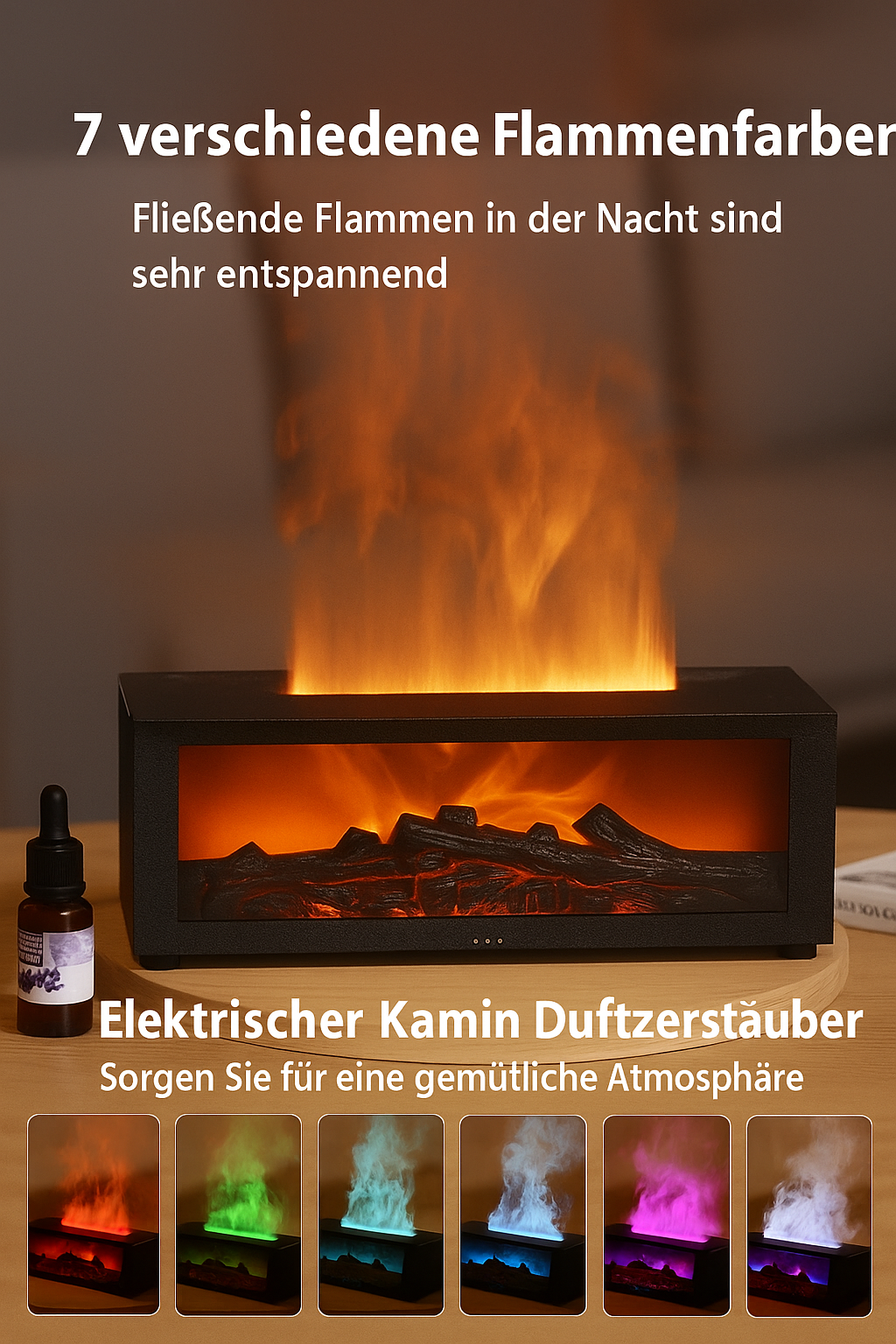 Flammen-Aromatherapie-Maschine,-Flammenkamin