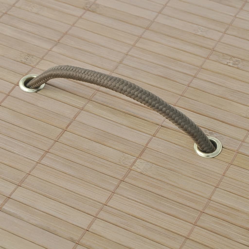 Runder Wäschekorb, Naturfarben