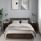 Nachttische, 2 Stück, geräucherte Eiche