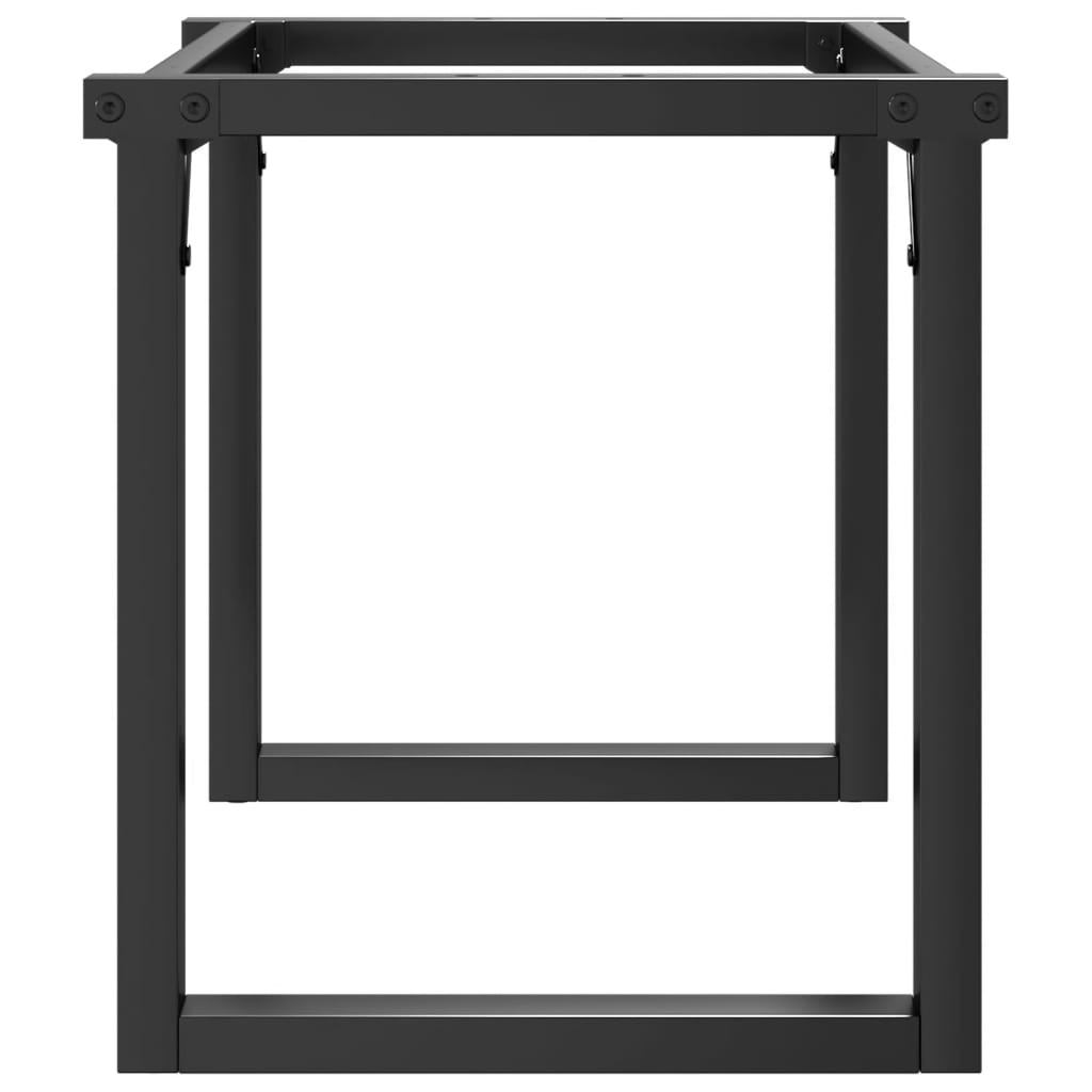 Couchtischbeine O-Rahmen 70x30x43 cm Stahl