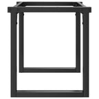 Couchtischbeine O-Rahmen 70x30x43 cm Stahl