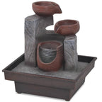 Zimmerbrunnen mit LED-Polyresin