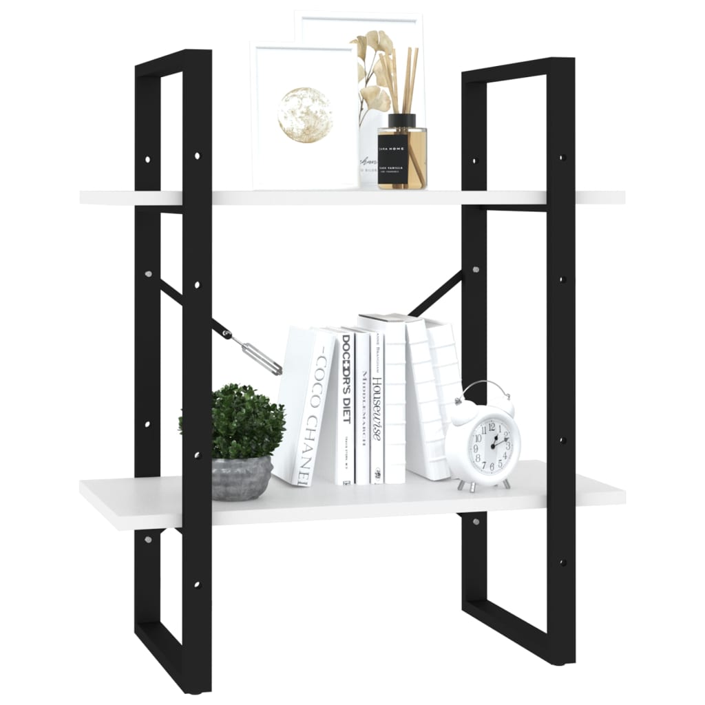 Bücherregal mit 2 Fächern, Holzmaterial