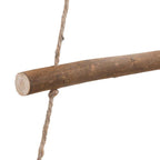 Hängende Weihnachtsbäume mit Spitzensternen, 2 Stück, Naturzweig