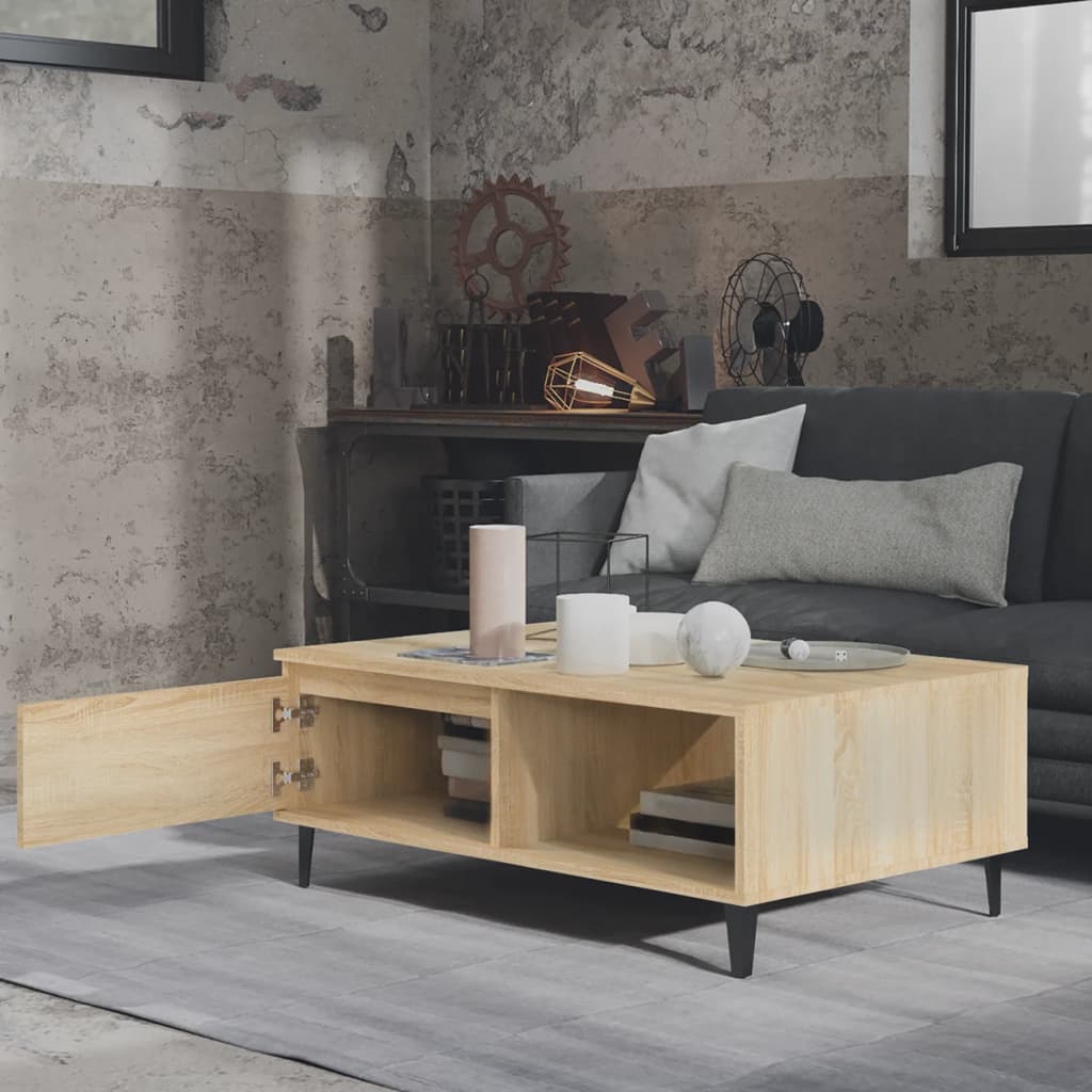 Couchtisch Sonoma Eiche, Holzmaterial Altholz