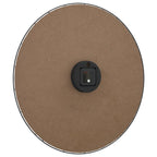 Wanduhr Gelb und Schwarz Ø50 cm Holz