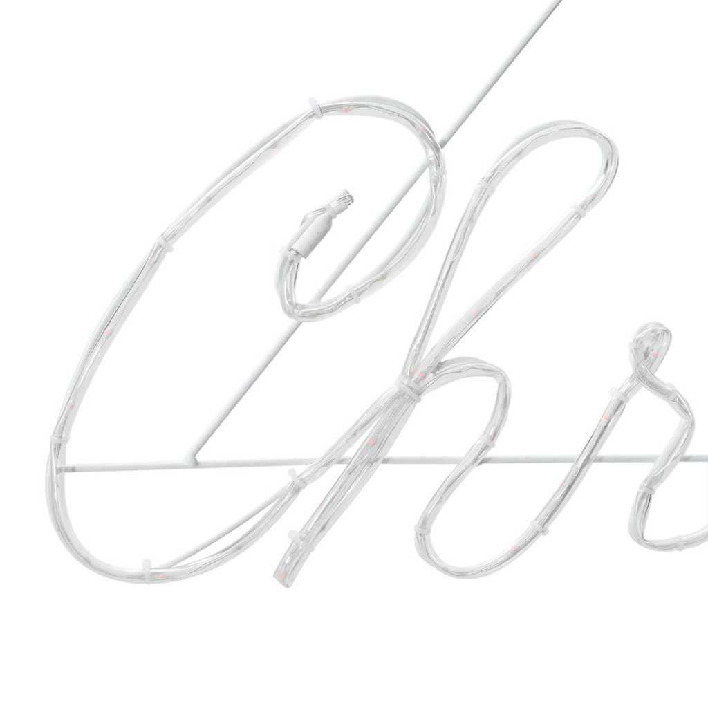 Weihnachtsschild mit 216 LEDs, 99 x 55 x 13 cm, Eisen