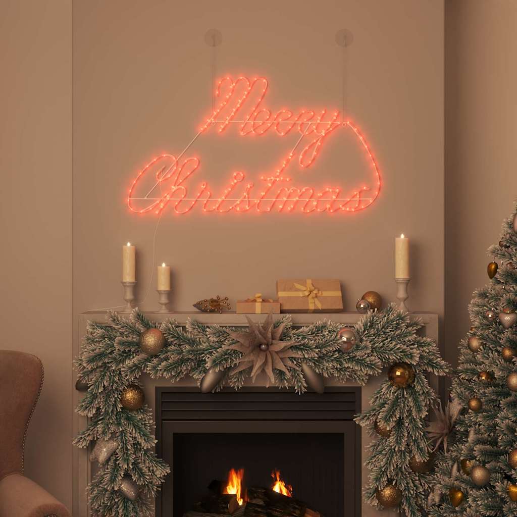 Weihnachtsschild mit 216 LEDs, 99 x 55 x 13 cm, Eisen
