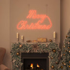 Weihnachtsschild mit 216 LEDs, 99 x 55 x 13 cm, Eisen