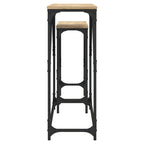 Konsolentische, 2er-Set, Sonoma-Eiche, Holzwerkstoff