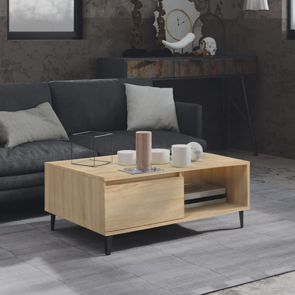Couchtisch Sonoma Eiche, Holzmaterial Altholz