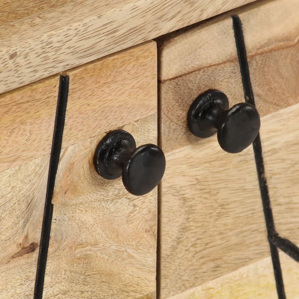 TV-Schrank 110x30x40 cm Massivholz, Mangoholz