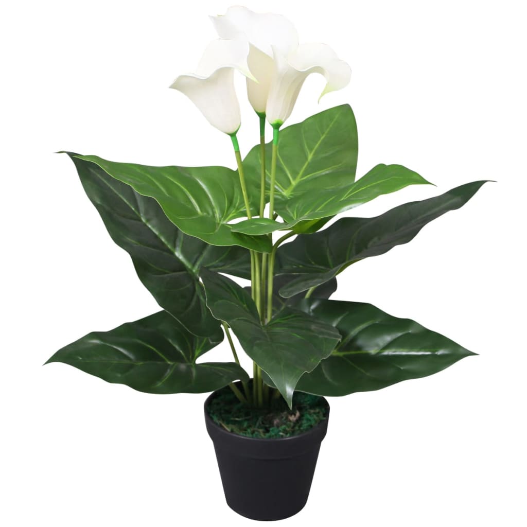 Künstliche Calla-Lilie mit Topf 45 cm
