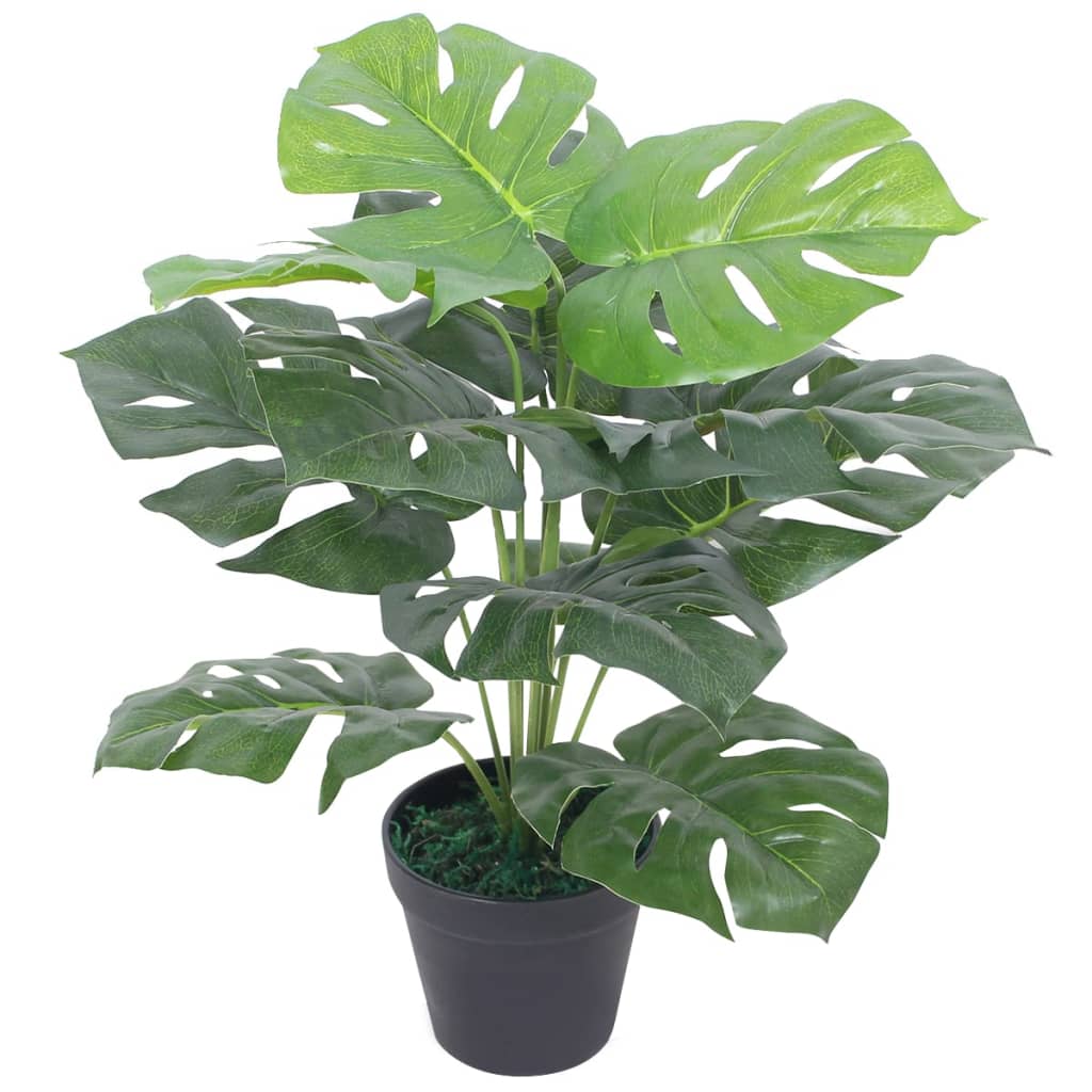 Künstliche Monstera-Pflanze mit Topf, 45 cm