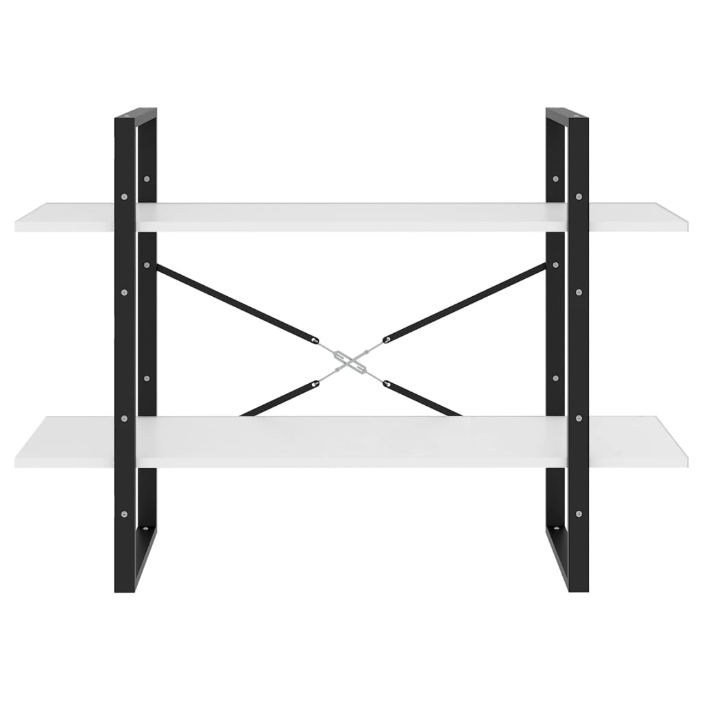 Bücherregal mit 2 Fächern,Holzmaterial