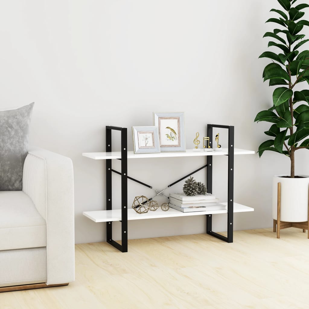 Bücherregal mit 2 Fächern,Holzmaterial