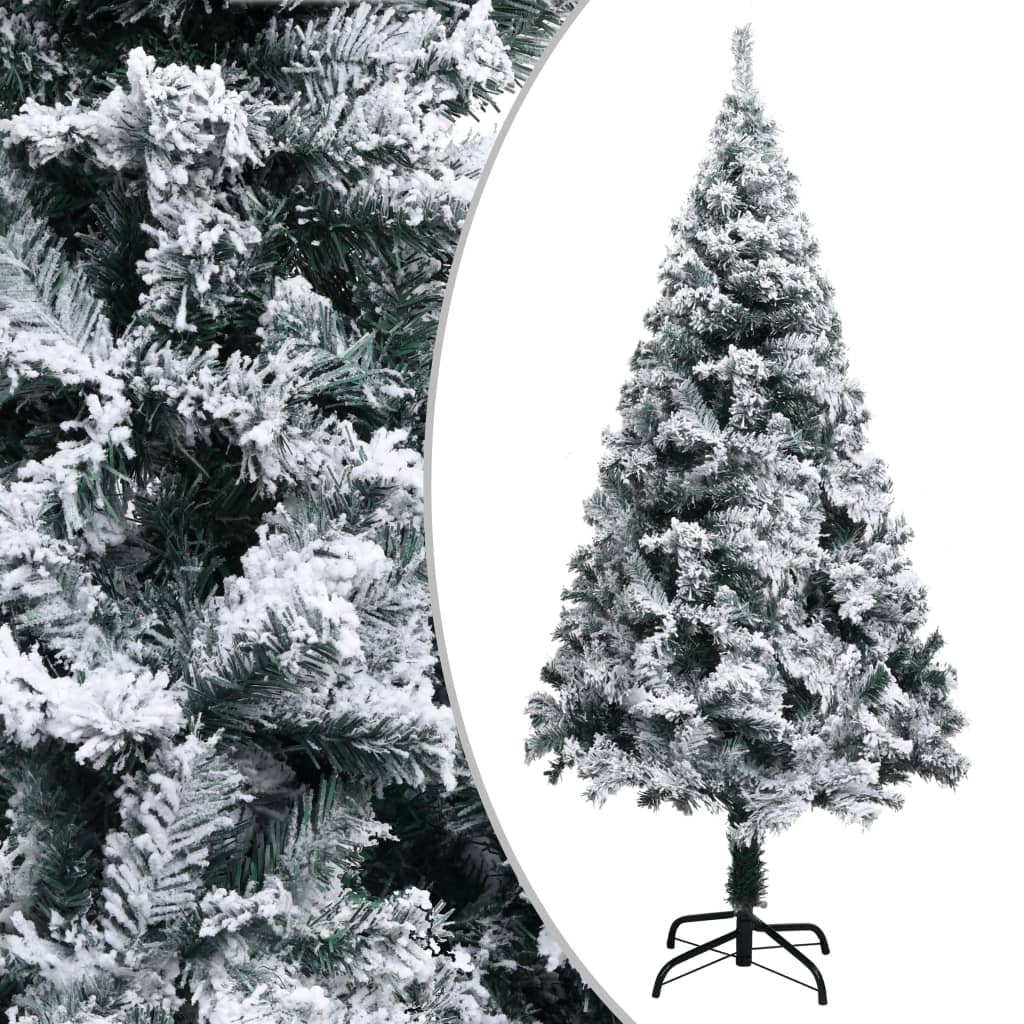 Künstlicher Weihnachtsbaum mit Schnee 150 cm PVC